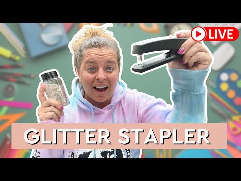 🔴DIY Glitter Stapler