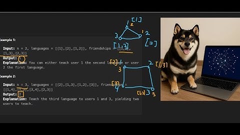 C++示範bitset取代hashset解Leetcode 1733  Minimum Number of People to Teach