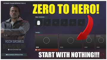 ZERO TO HERO CHALLENGE! No Weapon, No Tacticals! Solo Red Zone MW3 Zombies (MWZ)