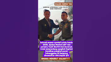 Ajudan AHY naik pangkat menjadi Kapten