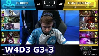 Cloud 9 vs Dignitas | Game 3 S7 NA LCS Summer 2017 Week 4 Day 3 | C9 vs DIG G3 W4D3