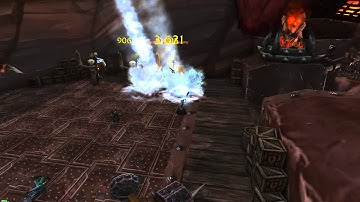 Comet Storm Animation (Level 100 Frost Mage talent)