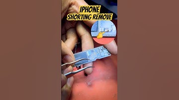 Iphone shorting remove | Mobile guru #iphone #shorting #motherboard #waterdamage #apple #ic #fix
