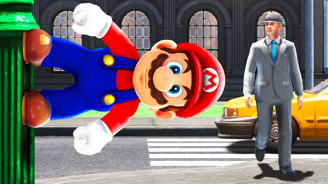 Mario Odyssey, aber die GRAVITATION ändert sich IMMER