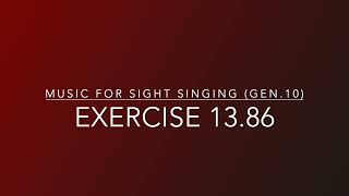 Exercise 13.86 - Music for Sight Singing