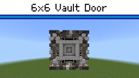 [Tutorial] MCBE/PE Super Compact 6x6 Vault Door