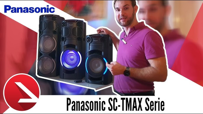 Party Lautsprecher 150W mit Bluetooth & Qi-Charging TMAX5 | Panasonic  Produktvorstellung - YouTube