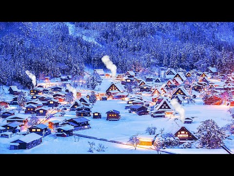 🏡House In Snow Forest - Winter Relaxing Piano Music - Deep Sleep Music - Meditation Yoga Music #12