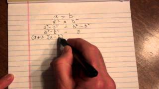 Find the error in algebra