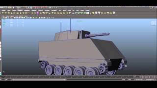 Maya Modelling Tank Tutorial Part 5
