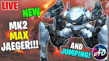 🔴Live NEW MK2 MAX JAEGER GAUSS On The Live Server - The Ultimate Sniper | War Robots Gameplay WR