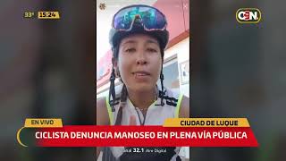 Ciclista Denuncia Manoseo En Plena Vía Pública