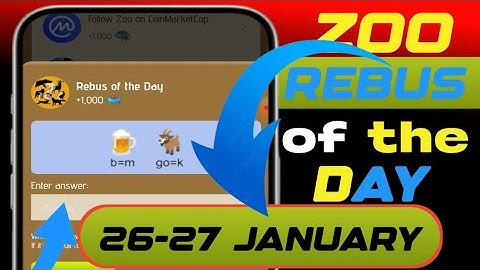 zoo rebus of the day 26 january | 26 January zoo rebus of the day | rebus of the #zoorebusoftheday