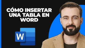Cómo Insertar Una Tabla En Microsoft Word | Guía Paso A Paso - Tutorial De Microsoft Word