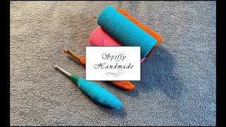 Crochet ergonomic grip for crochet hooks! #crochet #fypシ