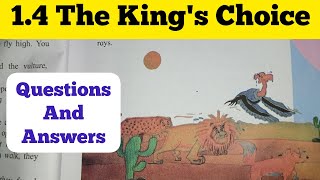 7th Std - English - Chapter 1.4 The King's Choice questions answers explained in hindi screenshot 4