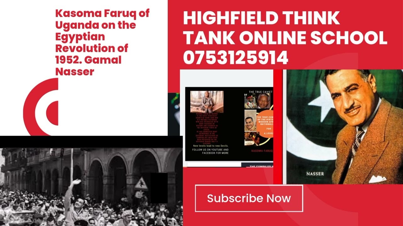 THE EGYPTIAN REVOLUTION OF 1952,,WUUNO eyavaako Nasser RoadmuKampala subscribe now, kfu,ntv, bukedde