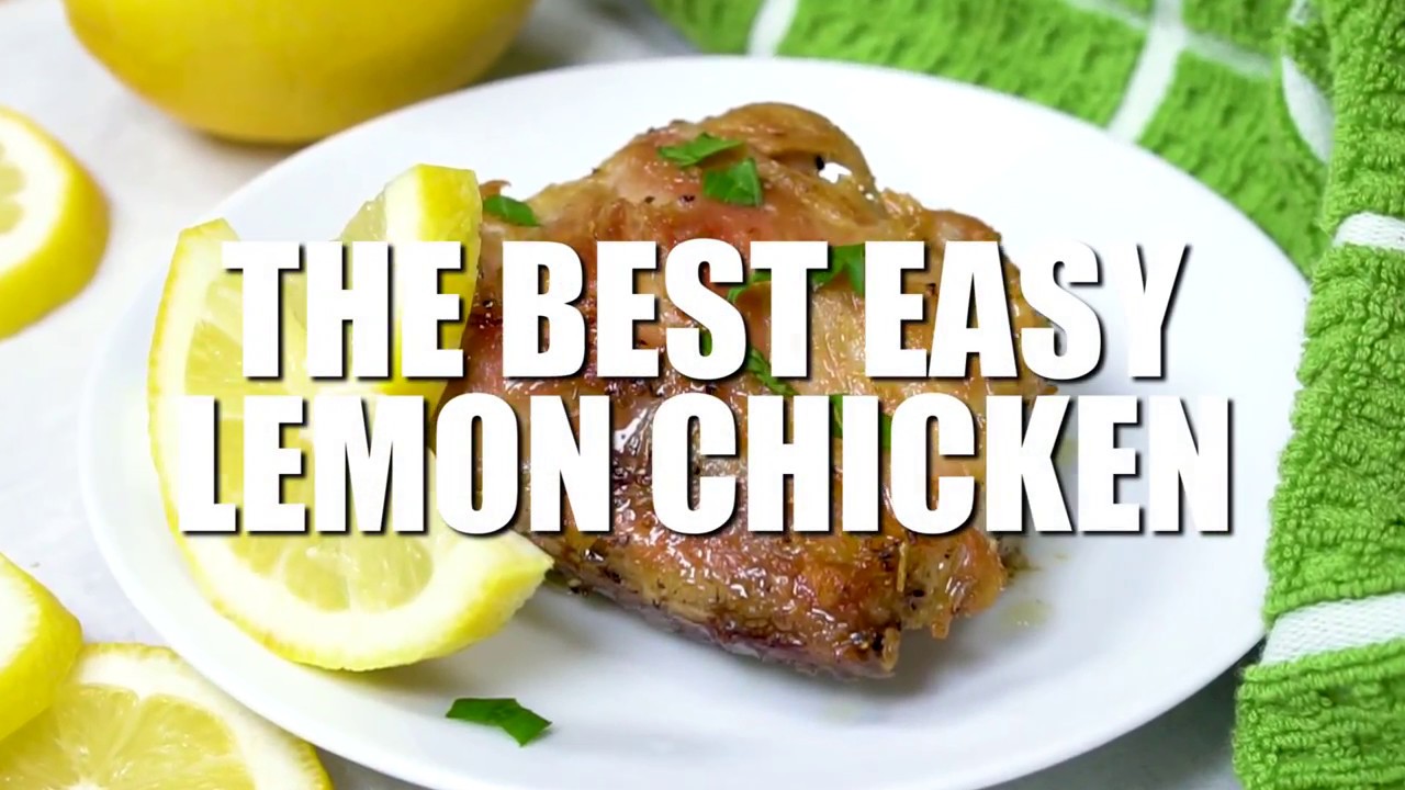 EASY LEMON CHICKEN RECIPE YouTube