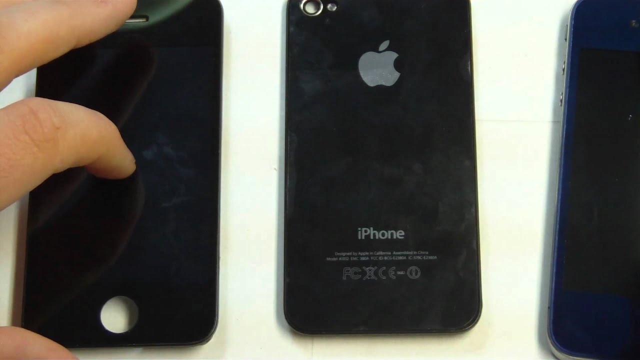 Blue iPhone 4 Review-Where to Get | iPhone4parts.com - YouTube