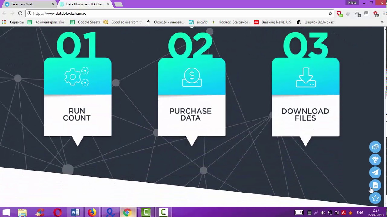 ICO DataBlockChain | Обзор проекта