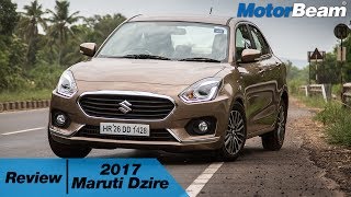 2017 Maruti Dzire Review  Best Compact Sedan? | MotorBeam