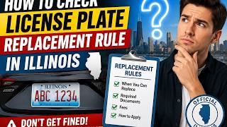 How to check a license plate replacement rule in Illinois