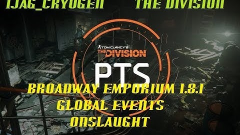 BROADWAY EMPORIUM (ONSLAUGHT GLOBAL EVENT) Tom Clancy