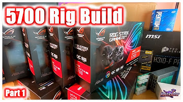 Building my 6x 5700 Mining Rig - Part 1 | How to Build a GPU Cryptocurrency Mining Rig