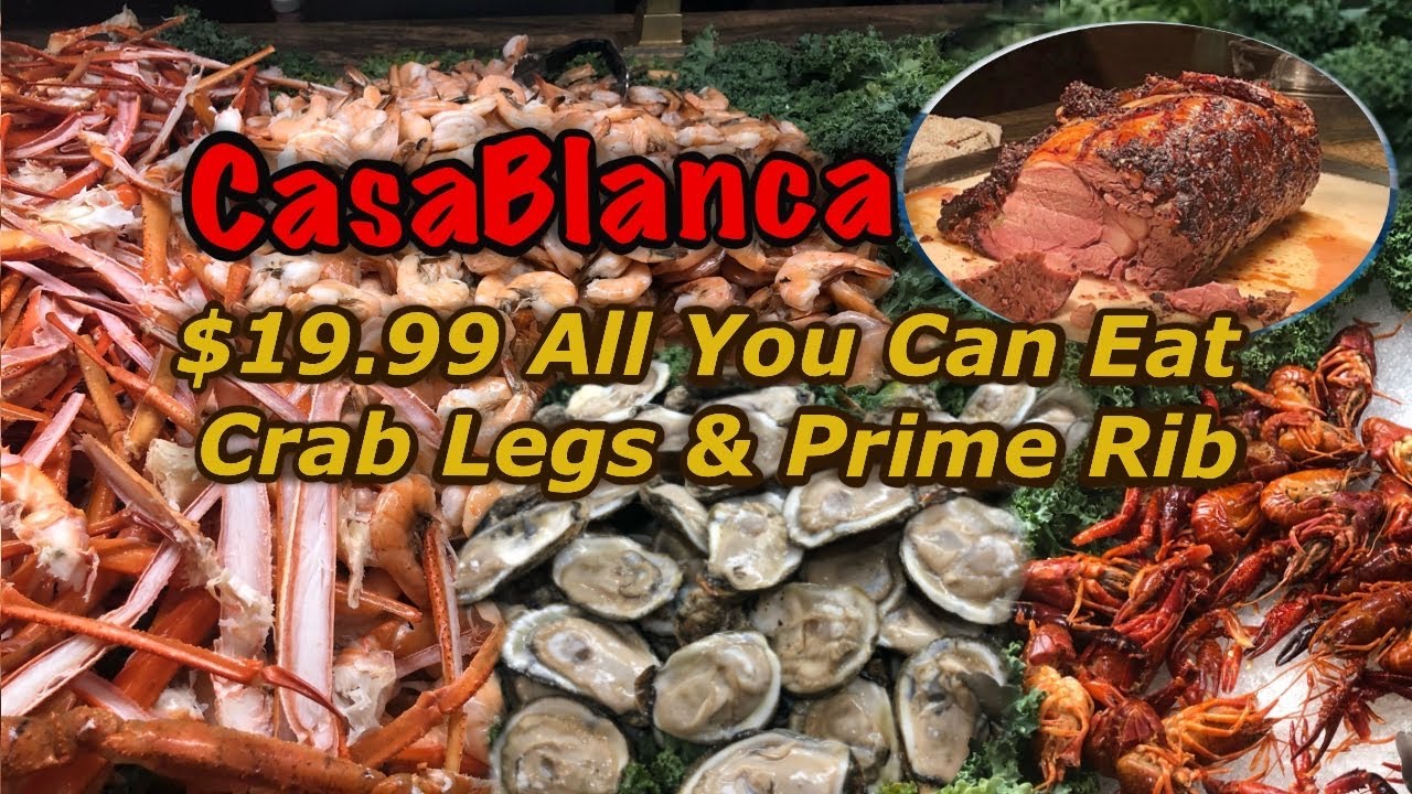Crab Legs and Prime Rib Buffet Mesa Buffet at CasaBlanca Mesquite, NV
