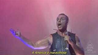 Rammstein - Amerika (Ao Vivo no Brasil) - Legendado Português BR