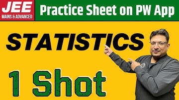 STATISTICS in 1 Shot | From Zero to Hero | JEE Main & Advanced