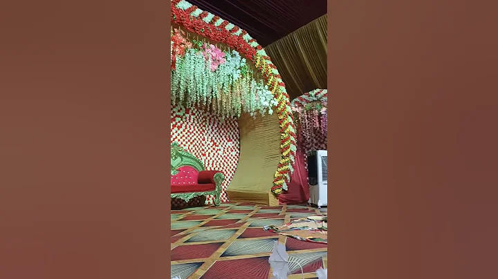 wedding stage decoration ideas #enjoy #TAAZZA!!! #shorts #viral #ytshorts #trending #weddingstage