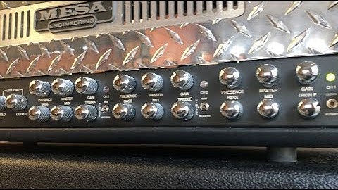 Kruse Mesa Boogie DUAL TRIPLE RECTIFIER Mod - Channel 1 Clip - by Jens Kruse