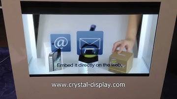 CDS 22" Transparent LCD Showcase Demo