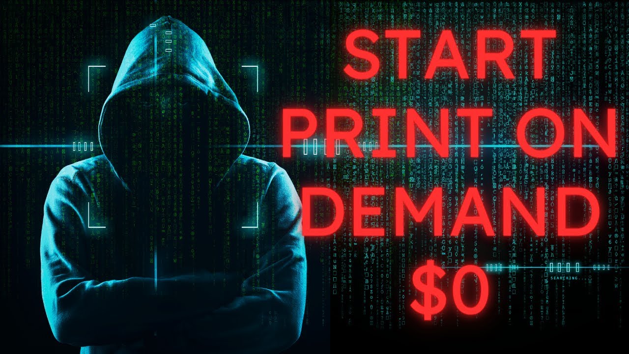 How to start Print on Demand with NO MONEY - YouTube