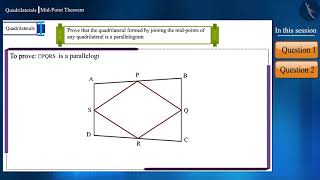 The Mid-point Theorem | Part 2/3 | English | Class 9