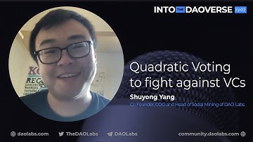Into the DAOVERSE: Shuyong Yang, Quadratic Voting and succesful DAOs