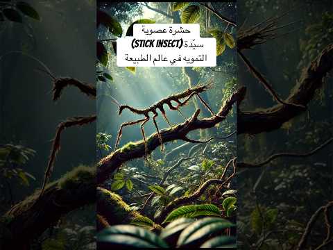 حشرة عصوية   سي دة التمويه في عالم الطبيعة