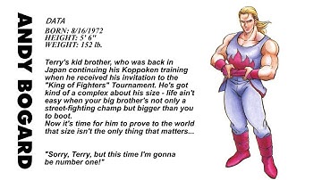 Fatal Fury 2 - Andy Bogard (Profile)