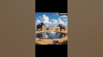 The monkey lives on a mango tree and digs a huge pond🥺 #ai #monkey 👍