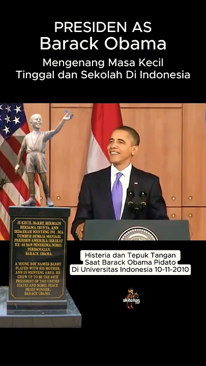 Barack Obama Mengenang Masa Kecil Di Indonesia 💕 #usa #obama #barackobama #indonesia #america