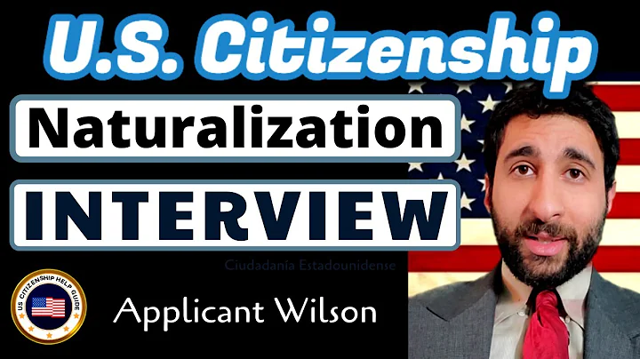 U.S. Citizenship Mock N-400 Interview Applicant Wi...