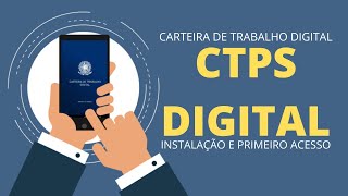 CARTEIRA DE TRABALHO DIGITAL | CTPS Digital | Como Baixar, Instalar e fazer o primeiro acesso #ctps screenshot 2