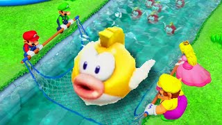 Super Mario Party - Minigames - Mario vs Luigi vs Peach vs Wario (Master CPU)
