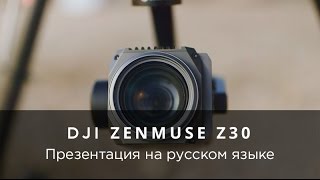 DJI Zenmuse Z30 - Презентация на русском языке