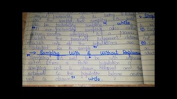 Definitions of Survey Sampling & Sampling Distribution Chapter#14 Part#2