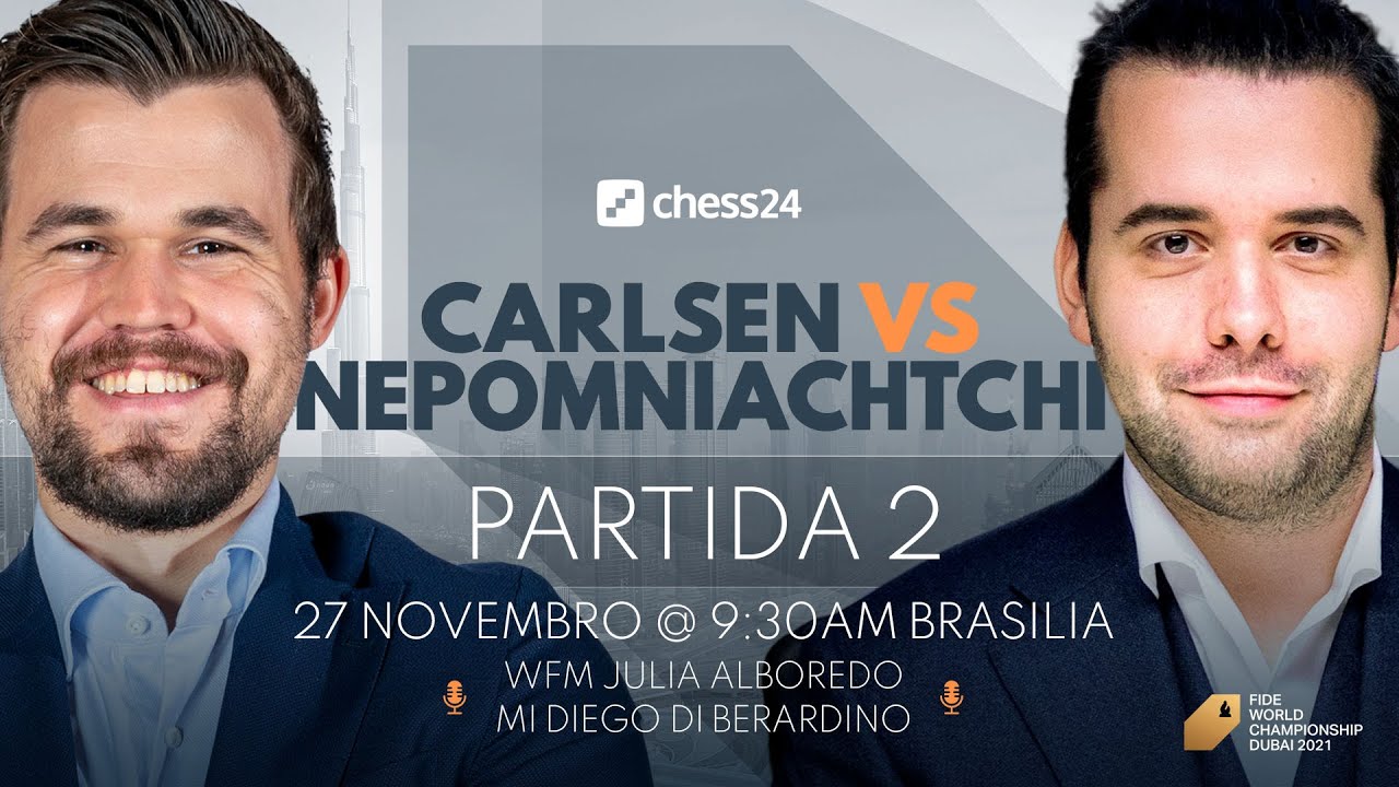 Carlsen vence o Campeonato Mundial de Xadrez de 2021 - Chess