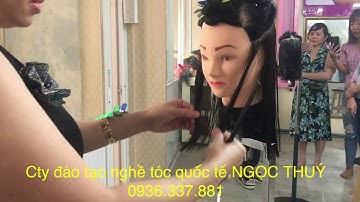 Học cắt tóc căn bản.cty đào tạo nghề tóc NGỌC THUÝ 0936337881
