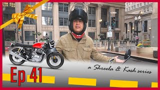 Kash Gauni 41 [4K] Royal Enfield Interceptor 650 BS6 Twin USA | Downtown Chicago