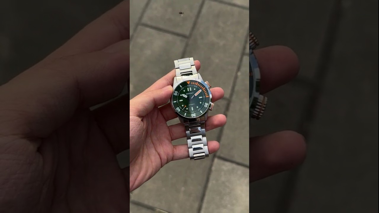 Class, but Make It a Diver.🌊💪200M WR • Sapphire • Super Luminous • Automatic Dive Watch